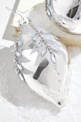 4" - 5.5" Glass Jewel Ball & Finial Ornament