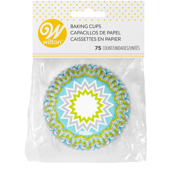 Wilton Chevron Cupcake Liners, 75-Count