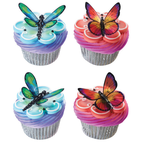 Butterfly Beauty Cake and Cupcake toppers - 36 Pics Per Order