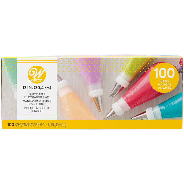 Wilton Disposable Decorating and Piping Bags – 12 in. – 100 Count