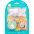 Wilton Easter Bunny and Carrot Cupcake Decorating Kit, 48-Piece Set