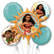 Moana Bouquet Foil Balloons