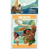 Moana Invitations 8 Pack