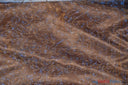 Swirl Organza Polyester Fabric - Embroidered Swirl Sheer, 52/54" Width, Multiple Colors (1 Yard)