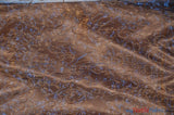 Swirl Organza Polyester Fabric - Embroidered Swirl Sheer, 52/54" Width, Multiple Colors (1 Yard)
