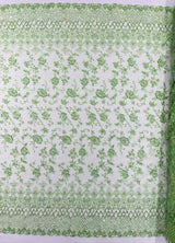 Modern Luxury Beaded Fabric - Mesh Lace, 54" Width, Color Assorted (1 Yard)