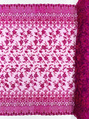 Modern Luxury Beaded Fabric - Mesh Lace, 54" Width, Color Assorted (1 Yard)