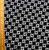 Swim Knit Nylon Lycra Mod Mini Print UV Treated