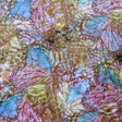 Swim Knit Nylon Spandex Monarch Abstract Print