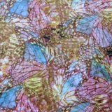 Swim Knit Nylon Spandex Monarch Abstract Print