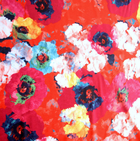 Swim Knit Nylon Lycra Monet Floral