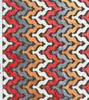 Cut Velvet Upholstery Fabric Monroe Chevron Pattern
