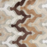 Cut Velvet Upholstery Fabric Monroe Chevron Pattern
