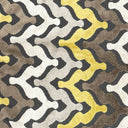 Cut Velvet Upholstery Fabric Monroe Chevron Pattern