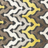 Cut Velvet Upholstery Fabric Monroe Chevron Pattern