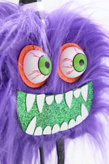 21" Purple Furry Halloween Monster Spray