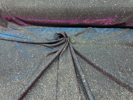 Moon Shadow Shimmer Fabric - Metallic Glitter Covered, Two Tone Effect, 58/60" Width (1 Yard)