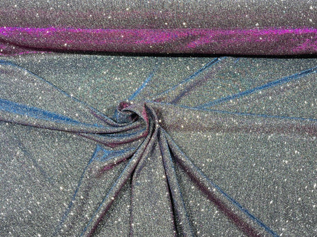 Moon Shadow Shimmer Fabric - Metallic Glitter Covered, Two Tone Effect, 58/60" Width (1 Yard)