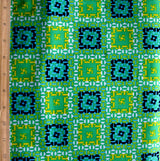 Swim Knit Nylon Lycra Mosaic Print