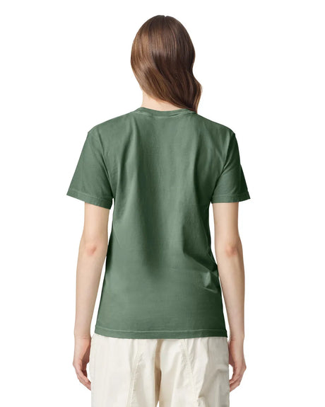 Comfort Colors 1717 Adult Tee Cotton Fabric - Moss, Semi-Fitted, 4.5 Oz/Yd² (1 Unit)