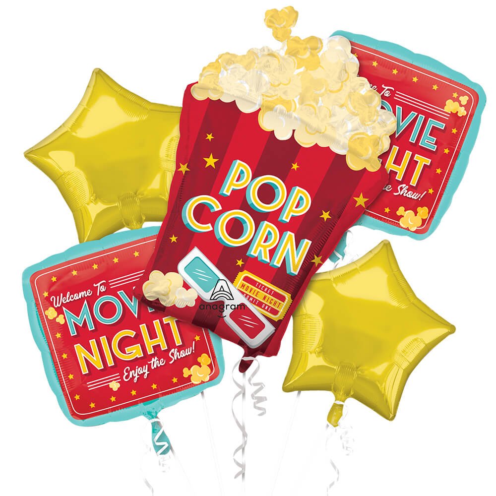 Movie Night Balloon Bouquet