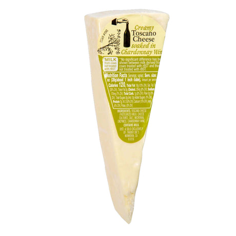 Toscano Cheese Soaked in Chardonnay Wine – Aged Gourmet Cheese