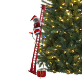 40" Mr. Christmas Super Climbing Santa - African American