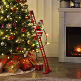 40" Mr. Christmas Super Climbing Santa - African American