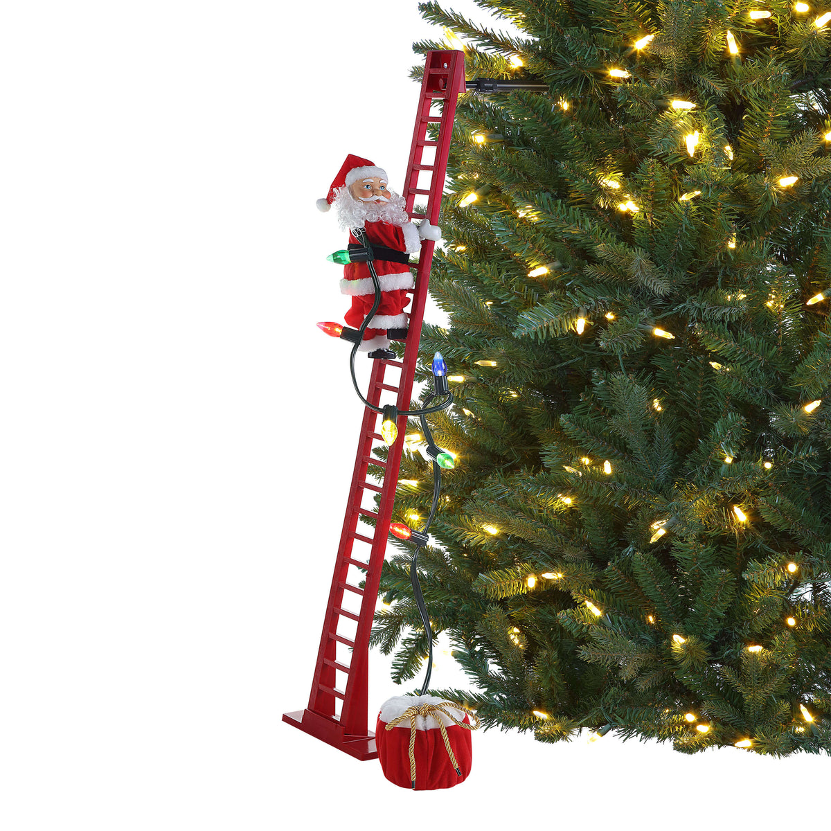 40" Mr. Christmas Super Climbing Santa