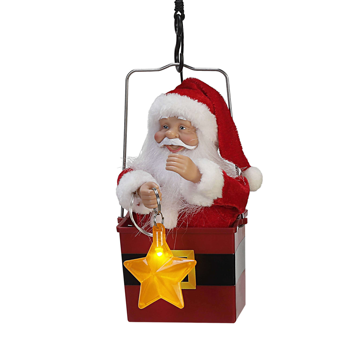 43" Mr. Christmas Animated Santa's Crane