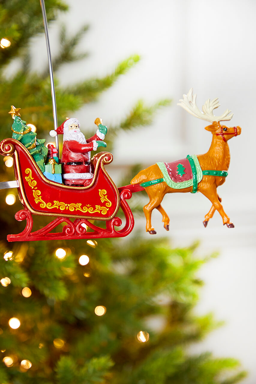 Mr. Christmas Santa's Sleigh Tree Topper