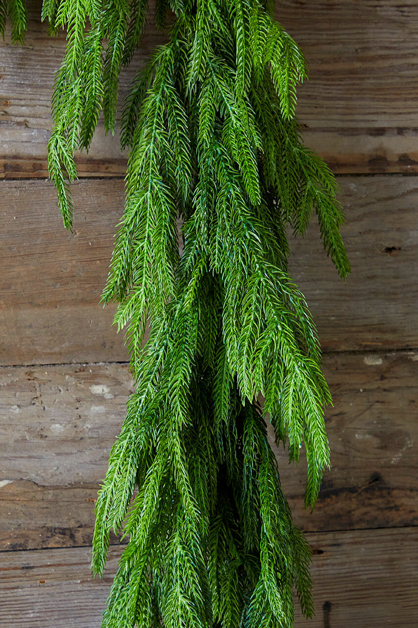 72 Inch Real Touch Norfolk Pine Christmas Garland
