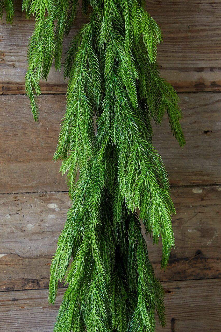 72” Real Touch Norfolk Pine Garland