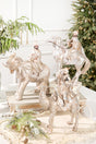 16" Resin Renaissance Three Kings with Animals - Set of 3