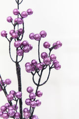 29" Purple Halloween Glitter Ball Spray