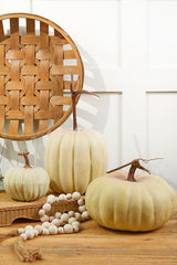 7.5" x 7.5" Latex Harvest Pumpkin with Vine