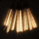 Meteor Snowfall 144 LED Lights 8 tubes 30cm 7 FT long