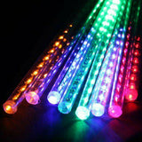 Meteor Snowfall 144 LED Lights 8 tubes 30cm 7 FT long