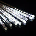 Meteor Snowfall 144 LED Lights 8 tubes 30cm 7 FT long