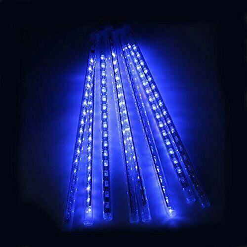 Meteor Snowfall 144 LED Lights 8 tubes 30cm 7 FT long