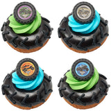 Monster Jam Officially Licensed 144 Truck Cupcake Topper Rings