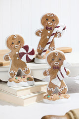 7.5" Resin Candy Gingerbread Men