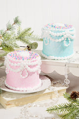 5” Blue Pastel Candy Decorated Cake Ornament