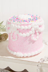 5" Pastel Candy Decorated Cake Ornament