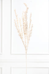 40" White Metallic Spike Berry Spray