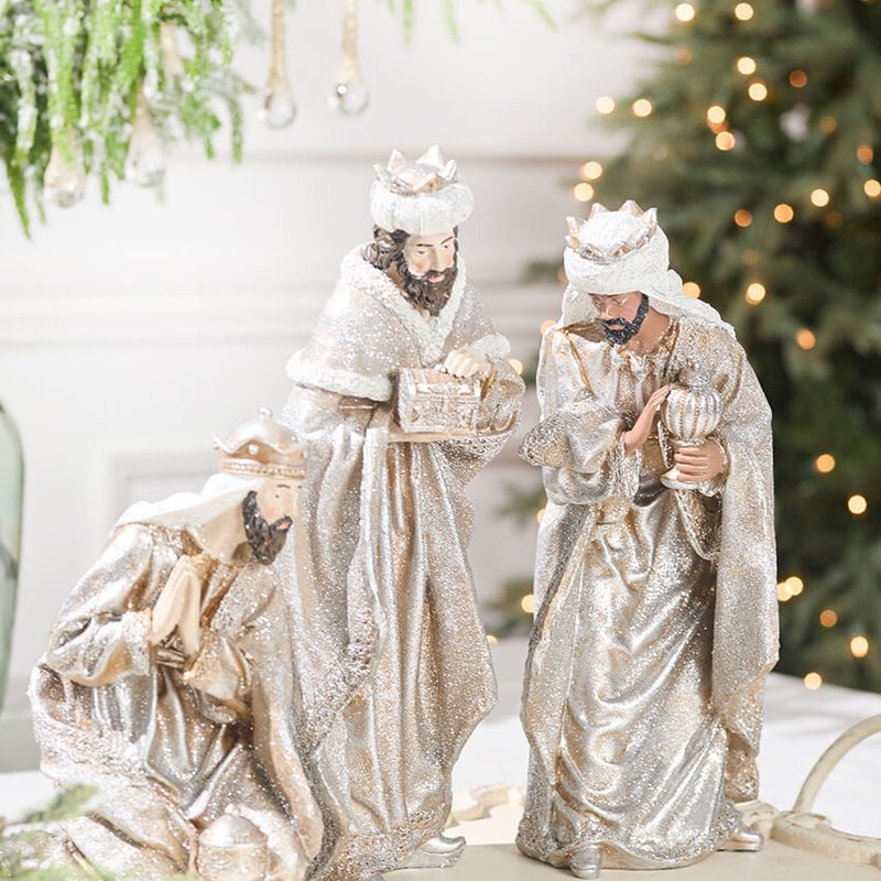 11-16" Resin Renaissance Three Kings