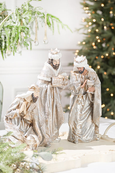 11-16" Resin Renaissance Three Kings