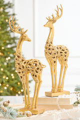 18" Resin Scroll Deer - 2 Assorted