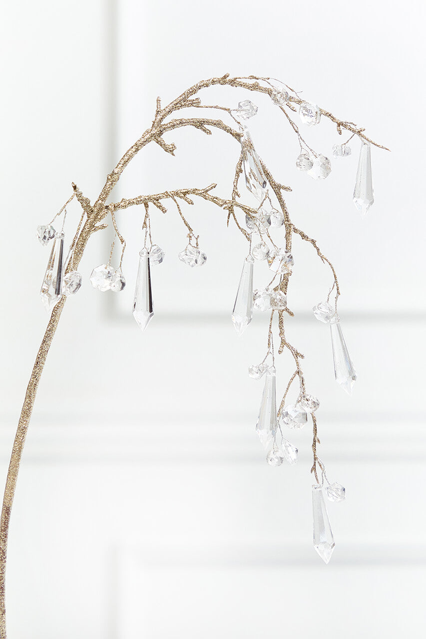 34" Acrylic Crystal Drop Spray