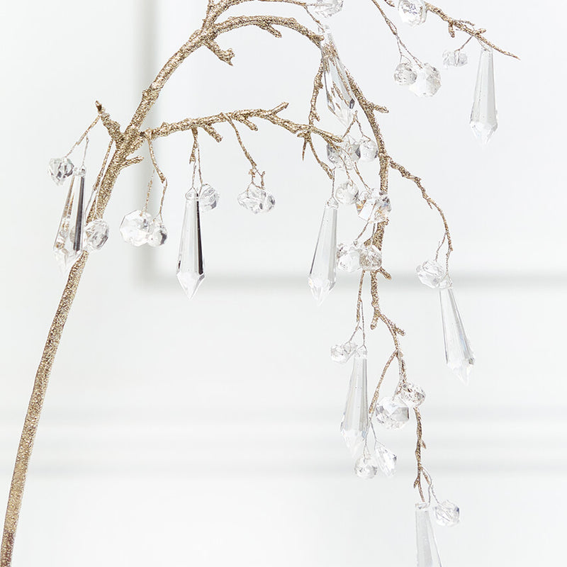 34" Acrylic Crystal Drop Spray